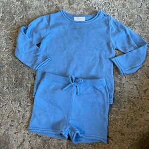 Hadas Kids Blue knit  Set